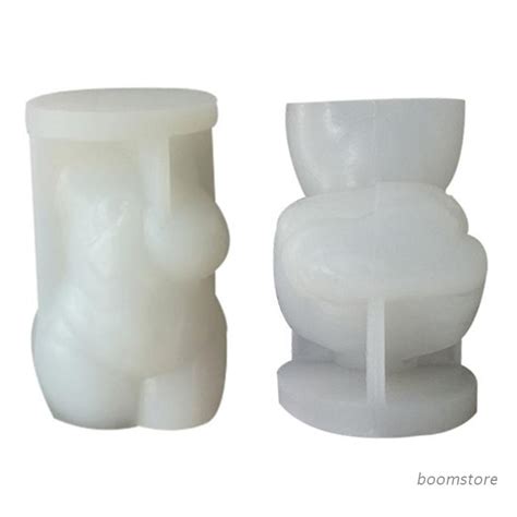 Boom Naked Woman Silicone Body Candle Mold Thick Female Body D Curved