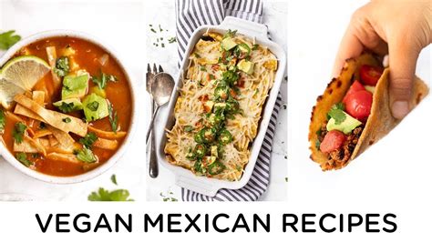 HEALTHY VEGAN MEXICAN RECIPES Easy Meal Prep Friendly YouTube