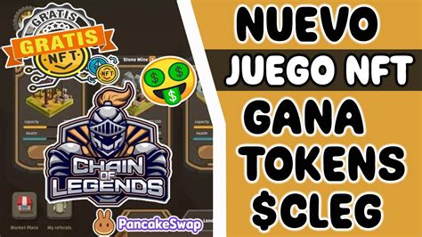 🎮chain Of Legends 🏹 Nuevo Juego Nft Gratis 💰 Gana Tokens Cleg 📌