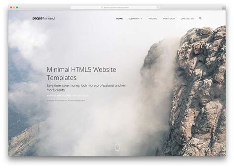 28 Best Minimal Website Templates Html WordPress 2019 For Html5