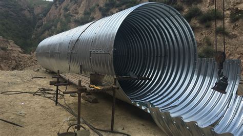 Large Diameter Steel Corrugated Culverts Circular Assembled Corrugated Pipe Culvert Buy Steel