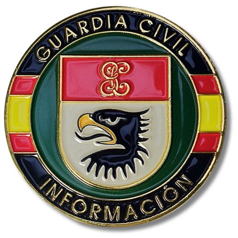 MONEDA DE COLECCION GUARDIA CIVIL DISTINTIVO SERVICIO DE INFORMACION