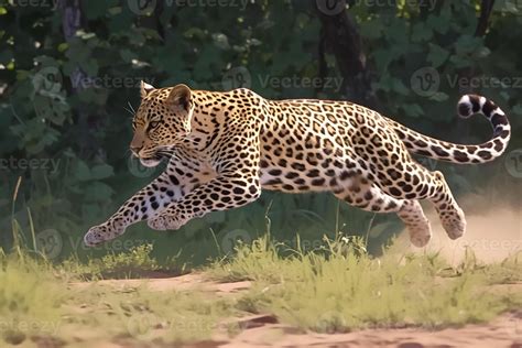 Leopard Running Stock Photos, Images and Backgrounds for Free Download