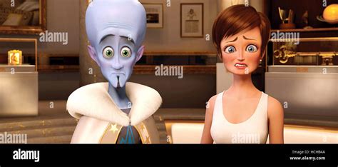 MEGAMIND, l-r: Megamind (voice by Will Ferrell), Roxanne Ritchi (voice ...