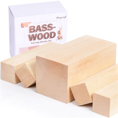 Pack Extra Large Basswood Carving Blocks Wooden Whittling Etsy