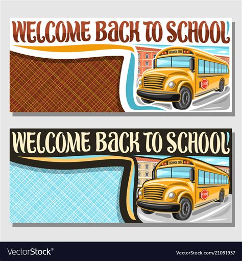 School Bus Banner