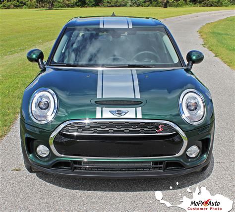 Clubman S Type Rally 2016 2019 Mini Cooper Center Hood Stripes Vinyl