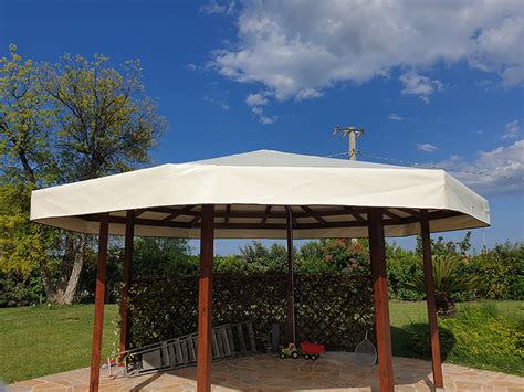 Copertura Gazebo Con Telo In PVC Teloneria Adriatica