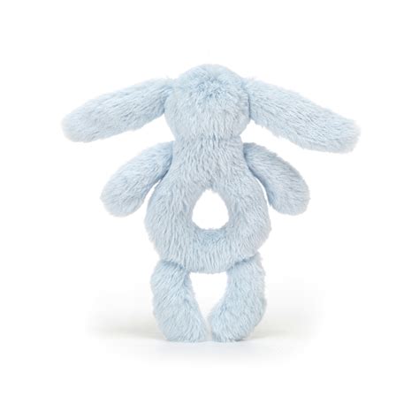 Jellycat Bashful Blue Bunny Ring Rattle Pumpkin And Bean