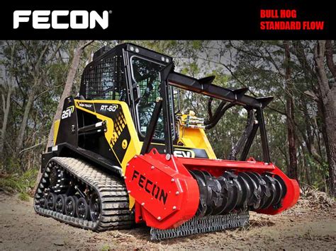 Fecon Bull Hog High Flow Skid Steer Drum Mulcher Langefels 49 Off