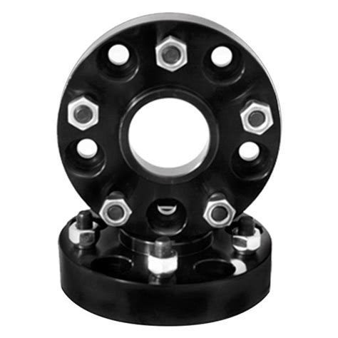 Rugged Ridge 15201 08 Black Aluminum Wheel Spacers