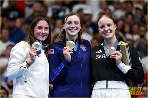 Team Usa Swimmer Katie Ledecky Wins At Paris Olympics Sets New Record