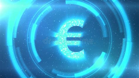 D Euro Currency Notes Animation Stock Footage Video Of Screen