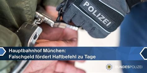 Bundespolizeidirektion München Falschgeld Führt Zu Haftbefehl 27