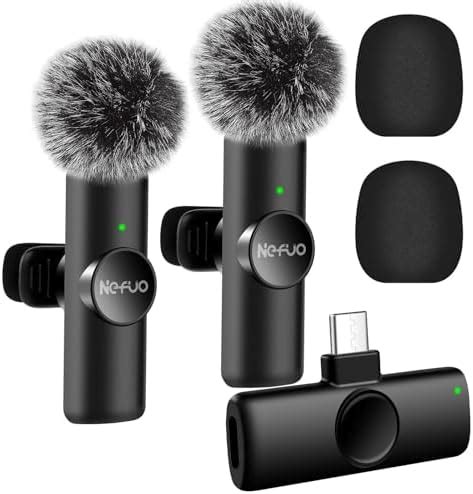 Nefuo Pack Type C Wireless Lavalier Microphone For Iphone