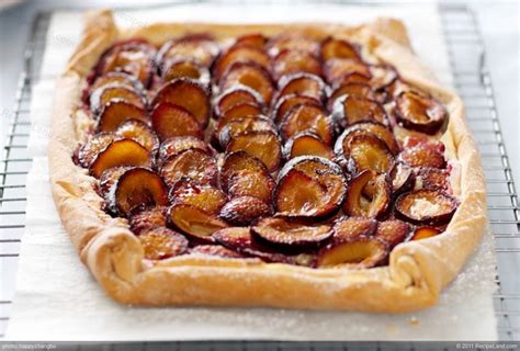 Phyllo Plum Tart Recipe