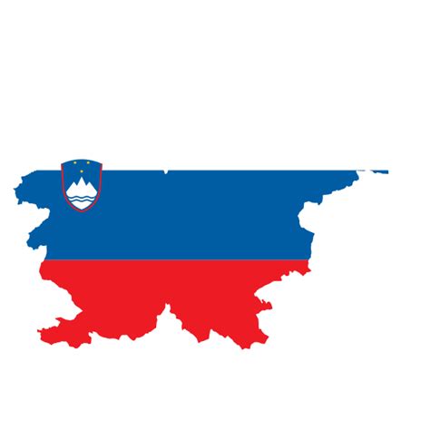 Slovenia Map Flag | Free SVG