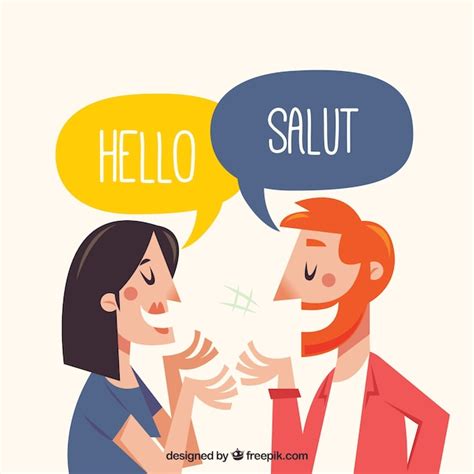 Premium Vector Hand Drawn People Speaking Different Languages