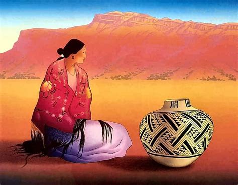 Mystic Mesa American Indian Art Painting Native American Artists