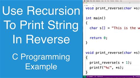 Reverse String In C Function At Sonya Brown Blog