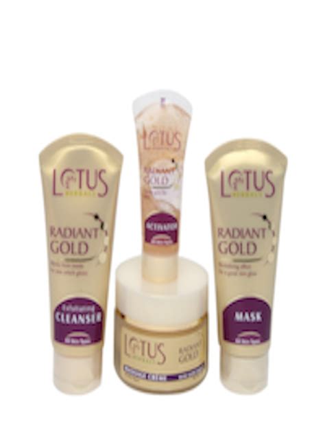 Buy Lotus Herbals Sustainable Radiant Gold Cellular Glow Facial Kit - Facial Kit for Women ...