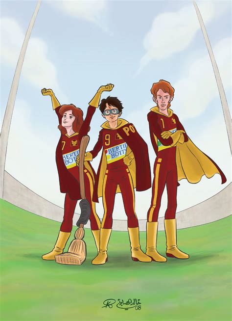 Gryffindor Quidditch Team by kh27s on DeviantArt