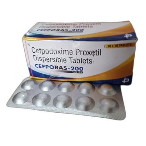 Cefporas Cefpodoxime Proxetil Dispersible Tablets Mg At Rs