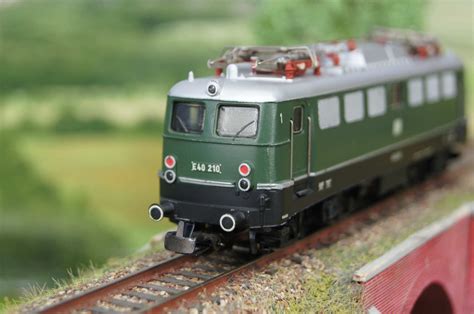 Märklin H0 DIGITAL Umbau 3040 E Lok BR E 40 210 der DB Ep III grün eBay