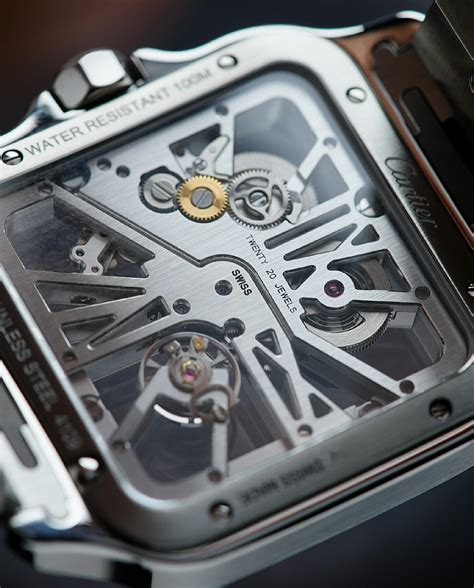 Cartier Santos De Cartier Skeleton - Ticking Way