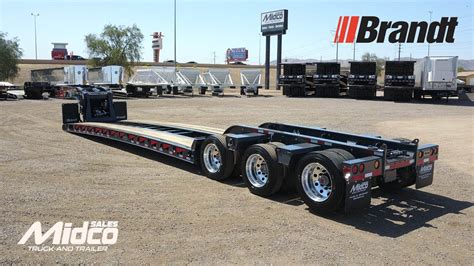 Brandt Ton Lowboy Trailer Midco Sales Youtube