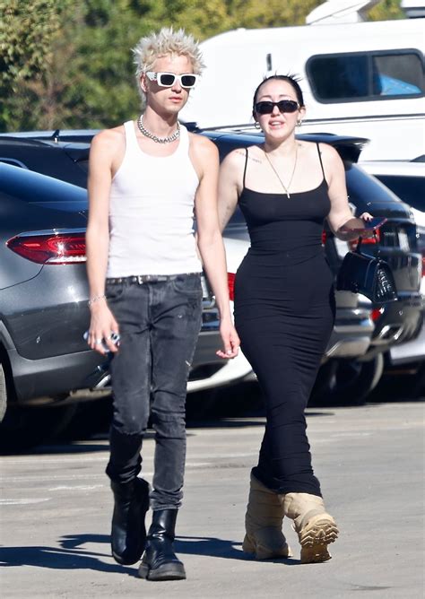 Noah Cyrus Wears A Body Hugging Black Dress Shopping In Studio City