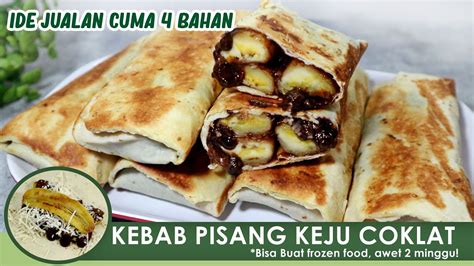 BUAT KEBAB PISANG COKLAT YUK Ide Jualan Hanya 4 Bahan Bisa Buat Stock