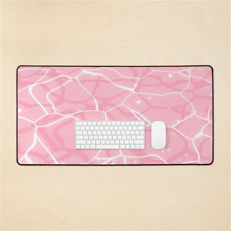 Kawaii Pink Anime Aesthetics Cute Water Mouse Pad For Sale By Otaku