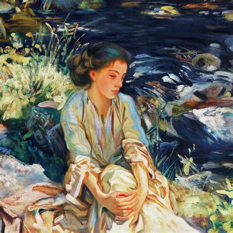 The Black Brook John Singer Sargent Hand Painted Oil Etsy