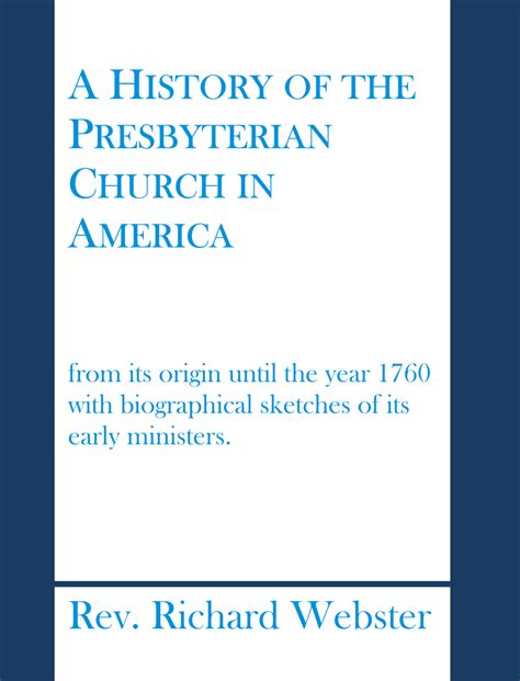 History of the Presbyterian Church in America, A | Tentmaker Publications