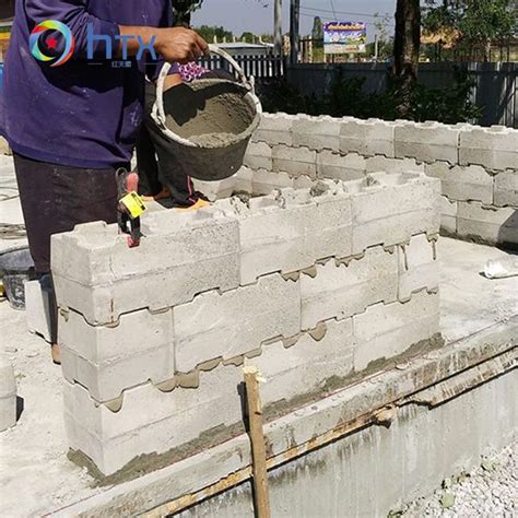 Source Top Quality Manual Foam Concrete Hollow Block Mold For CLC