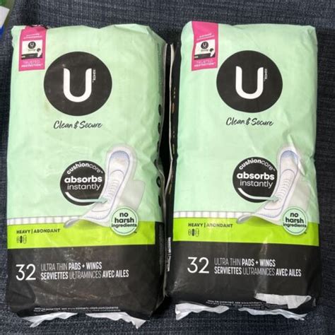 Packs U By Kotex Security Ultra Thin Pads Wings Heavy Total Ebay