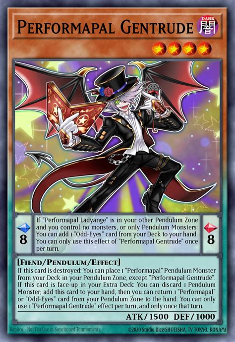 Performapal Gentrude Card Information Yu Gi Oh Database