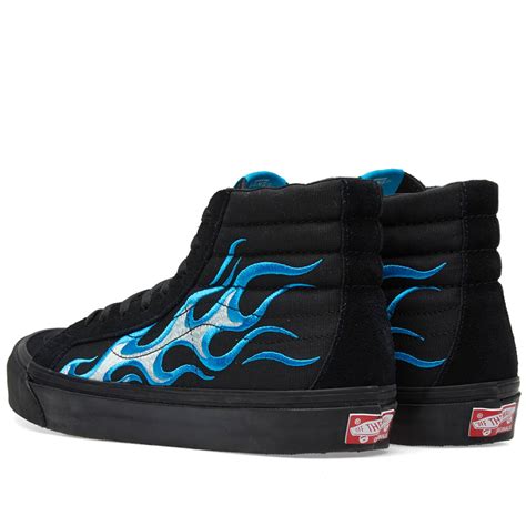 Vans Vault X WTAPS OG SK8 Hi LX Blue Flame END US