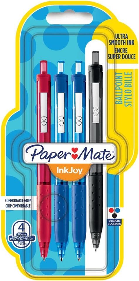 Lot De Stylos Bille Papermate Inkjoy Assortis Amazon Fr