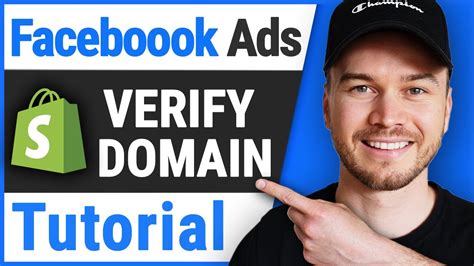 Verify Shopify Domain On Facebook Business Manager Tutorial YouTube