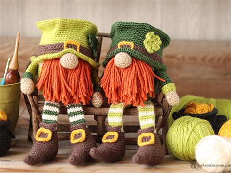 SAINT PATRICKS DAY LEPRECHAUN GNOME Share A Pattern