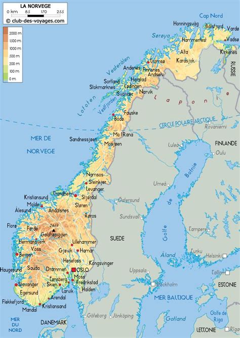 Norv Ge Carte Voyage Carte Plan