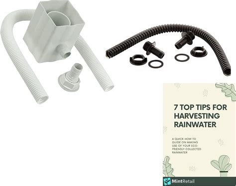 Rainwater Diverter Kit Contains White Rainwater Diverter Kit Water