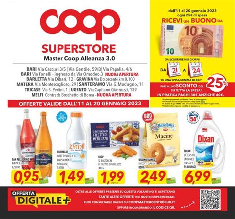 Volantino Coop Centro Commerciale Arcobaleno A Melfi