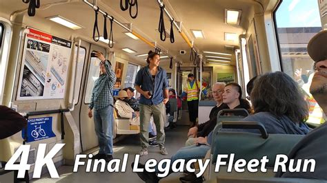 ⁴ᴷ⁶⁰ Bart Final Journey On The Legacy Fleet From Macarthur To Fremont