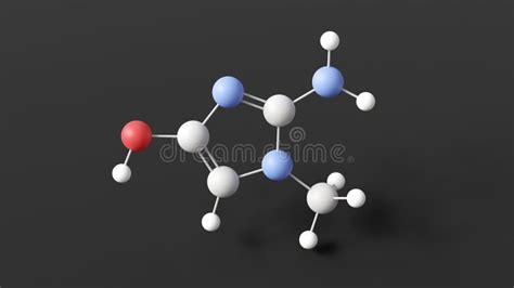 Creatinine Molecular Structure, 3d Model Molecule, Creatine Breakdown ...