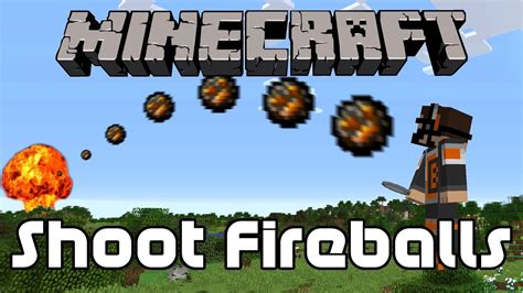 How To Shoot Fireballs In Minecraft Youtube