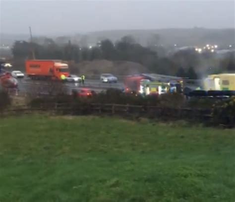 Watch M1 A1 Motorway At Newry Closed Following Serious Accident