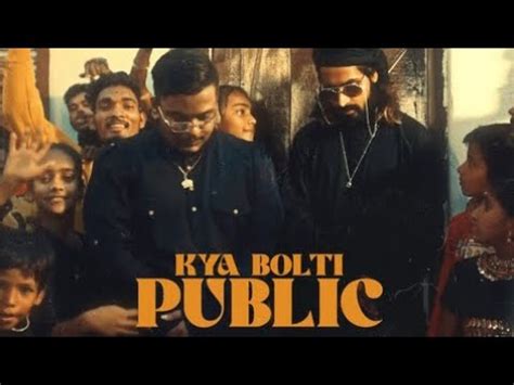 Kya Bolti Public Official Song Emiway Bantai Song YouTube